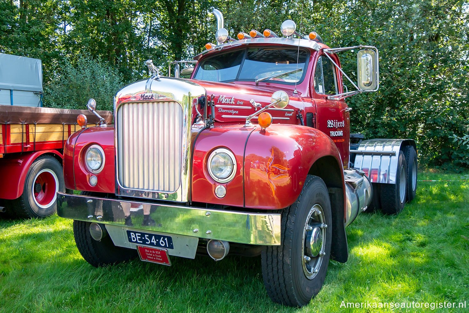 Vrachtwagens Mack B Series uit 1953